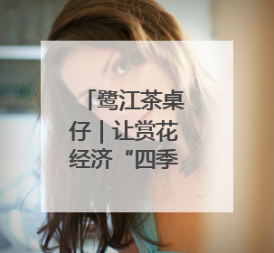 鹭江茶桌仔｜让赏花经济“四季花开”