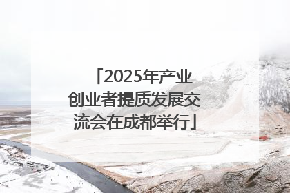2025年产业创业者提质发展交流会在成都举行