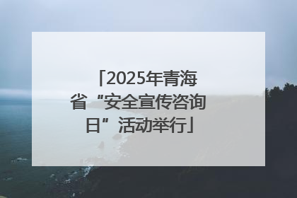 2025年青海省“安全宣传咨询日”活动举行