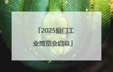 2025厦门工业博览会启幕