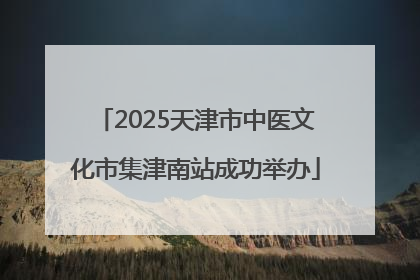 2025天津市中医文化市集津南站成功举办
