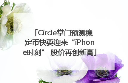Circle掌门预测稳定币快要迎来“iPhone时刻” 股价再创新高
