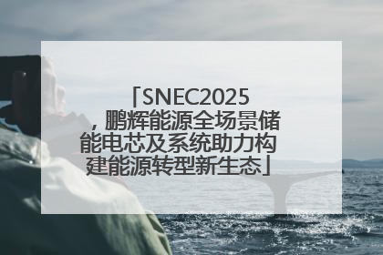 SNEC2025，鹏辉能源全场景储能电芯及系统助力构建能源转型新生态