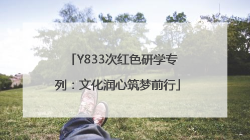Y833次红色研学专列：文化润心筑梦前行